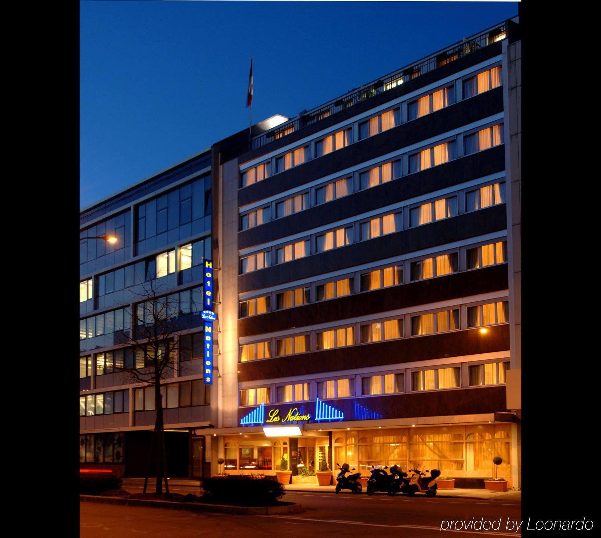 Hotel Les Nations Женева Экстерьер фото